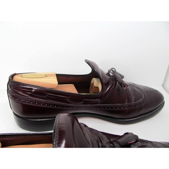 Allen Edmonds Berwick Tasseled Wingtip Loafers Size US 10 D + shoe trees - Picture 7 of 16